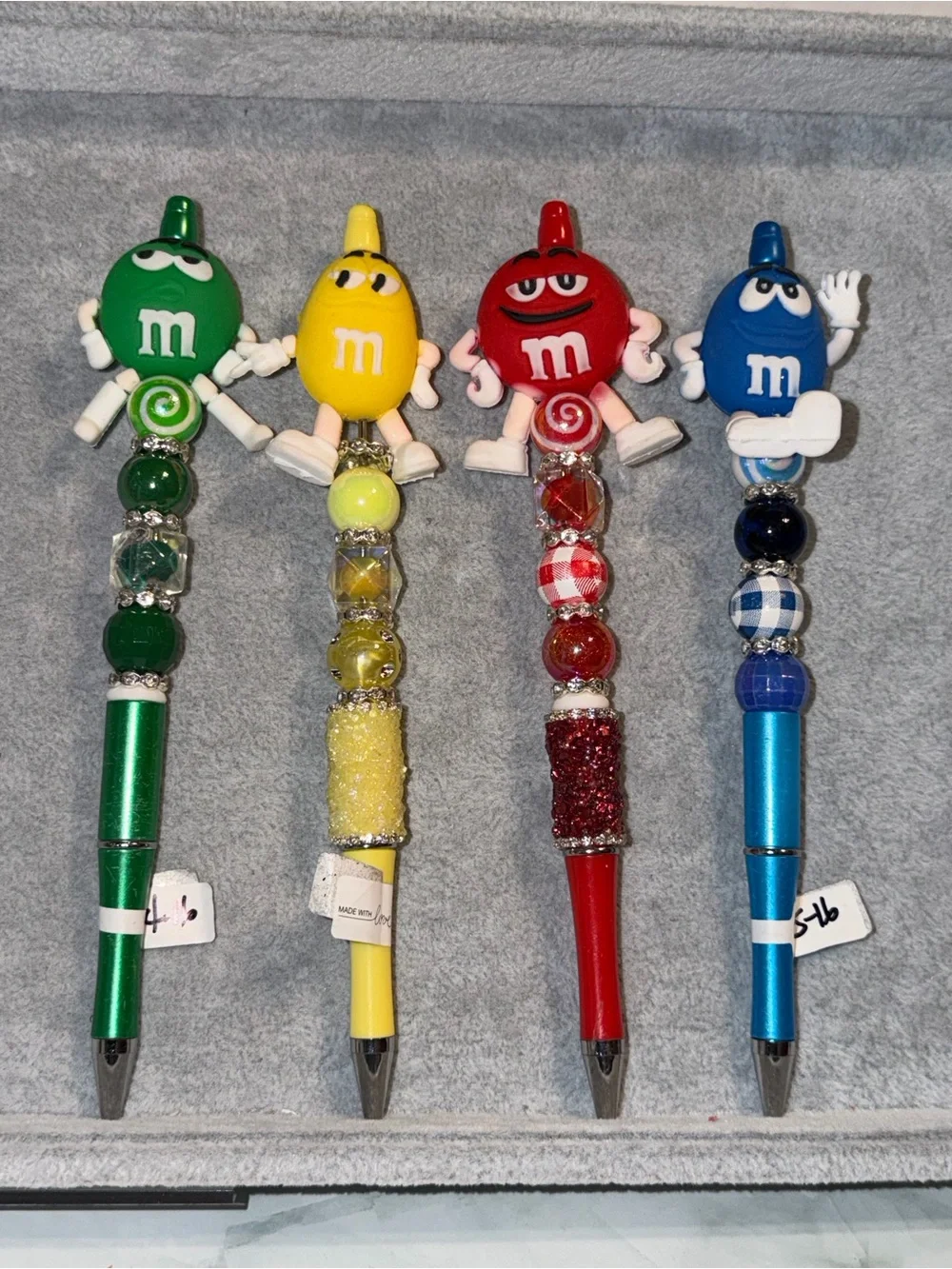 P1367 Handcrafted Beaded Decorative Ballpoint Pen - You choose